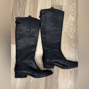 Sam Edelman - Black Leather Tall Riding Boots
